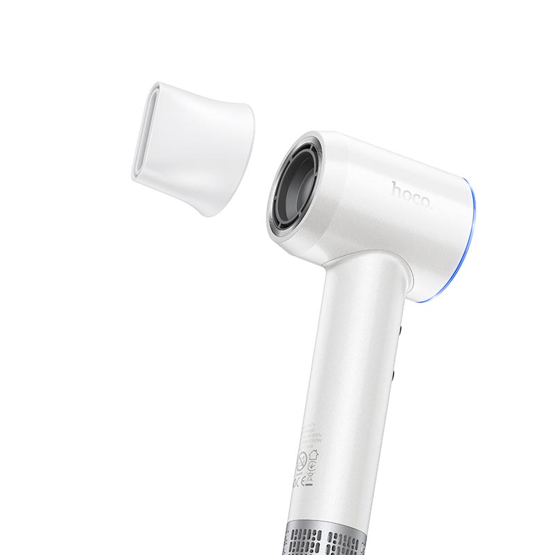 Фен для волос HOCO High-speed hair dryer HP19 |2 speed, 3 Temperatures, 110°| white (6942007681186) Белый на картинке №5
