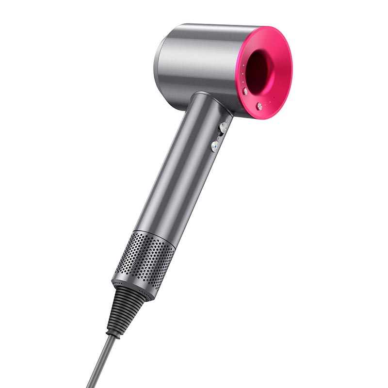 Фен HOCO High-speed negative ion hair dryer HP11 Plus |1600W| rose-red (6942007631587) Рожевий на малюнкі №1
