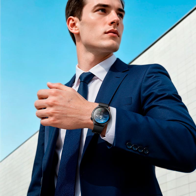 Smart Watch HOCO smart watch (call+Find My) Y46 IP67 |1.39 TFT, 360x360, BT5.3, 280mAh, 3 days| black (6942007685191) Черный на картинке №5