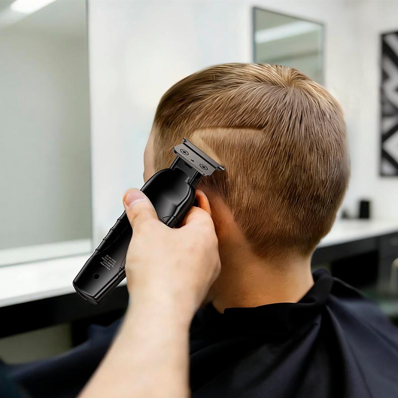 Електробритва HOCO Engraving electric hair clipper HP28 |7700rpm, 150min| black (6942007681193) Чорний на малюнкі №10