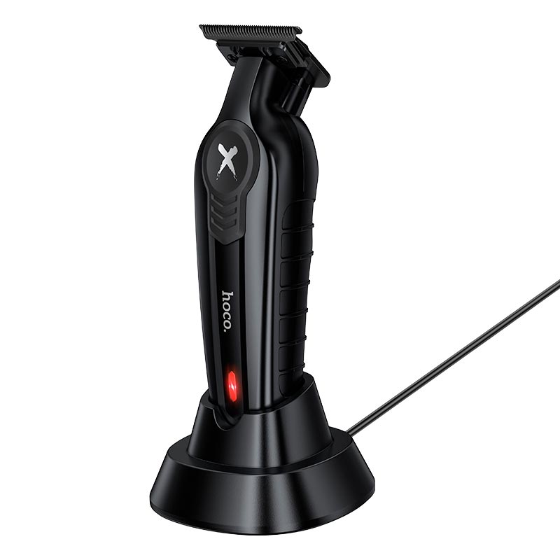Електробритва HOCO Engraving electric hair clipper HP28 |7700rpm, 150min| black (6942007681193) Чорний на малюнкі №2