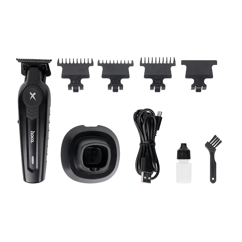Електробритва HOCO Engraving electric hair clipper HP28 |7700rpm, 150min| black (6942007681193) Чорний на малюнкі №8