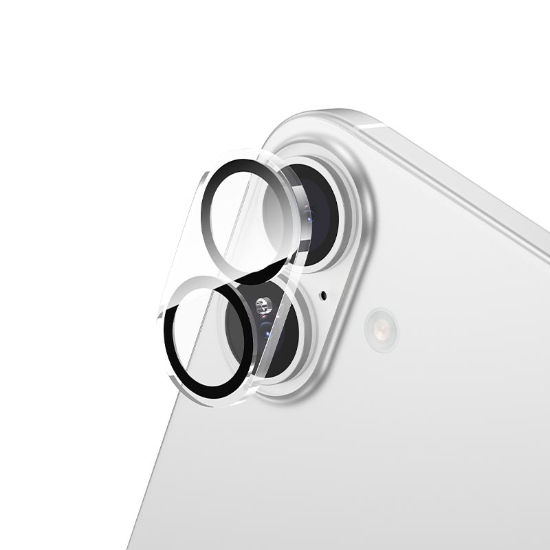 Захисне скло для камери iPhone 17 HOCO 3D all inclusive night shooting circle lens glass set (25PCS) (G13) transparent (6942007665995) Прозорий на малюнкі №4