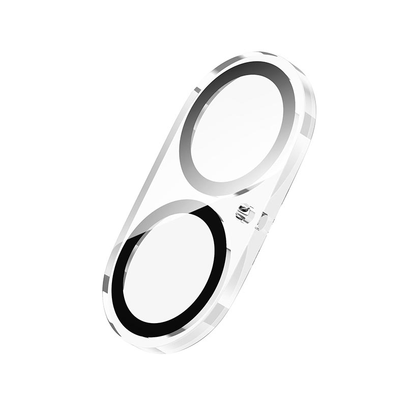 Захисне скло для камери iPhone 17 HOCO 3D all inclusive night shooting circle lens glass set (25PCS) (G13) transparent (6942007665995) Прозорий на малюнкі №7