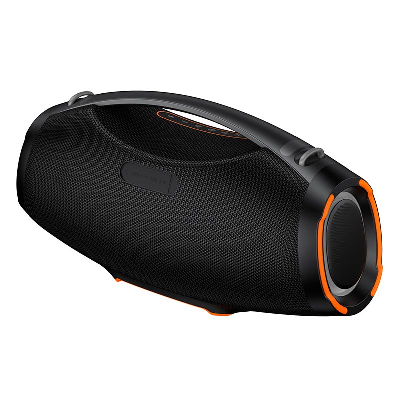 Акустика-караоке HOCO Wave BT speaker HT4 Max IPX4 |BT5.3, USB/TF/FM/UAX, TWS, 550W, 10h| black (6942007680998) Чорний на малюнкі №4