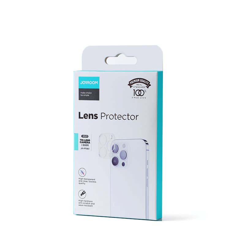 Захисне скло JOYROOM для камери iPhone13 Pro / 13 Pro Max Tri - Lens Protector JR-PF861 transparent Прозорий на малюнкі №3