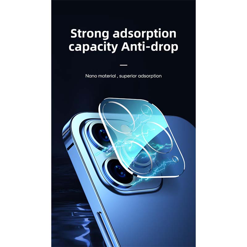 Захисне скло JOYROOM для камери iPhone13 Pro / 13 Pro Max Tri - Lens Protector JR-PF861 transparent Прозорий на малюнкі №5