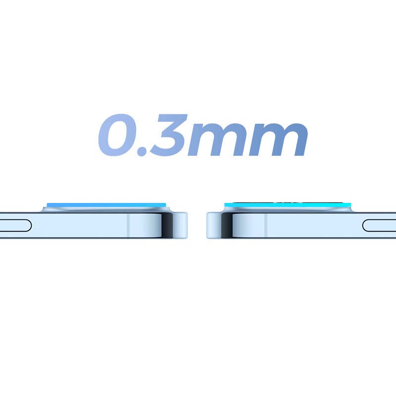 Захисне скло JOYROOM для камери iPhone13 Pro / 13 Pro Max Tri - Lens Protector JR-PF861 transparent Прозорий на малюнкі №9