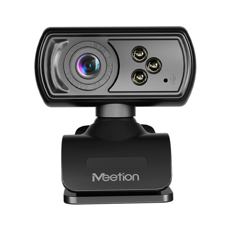 Web Камера Meetion USB Wired PC Web Camera |720p, 30FPS| black (CAM500) Черный на картинке №2