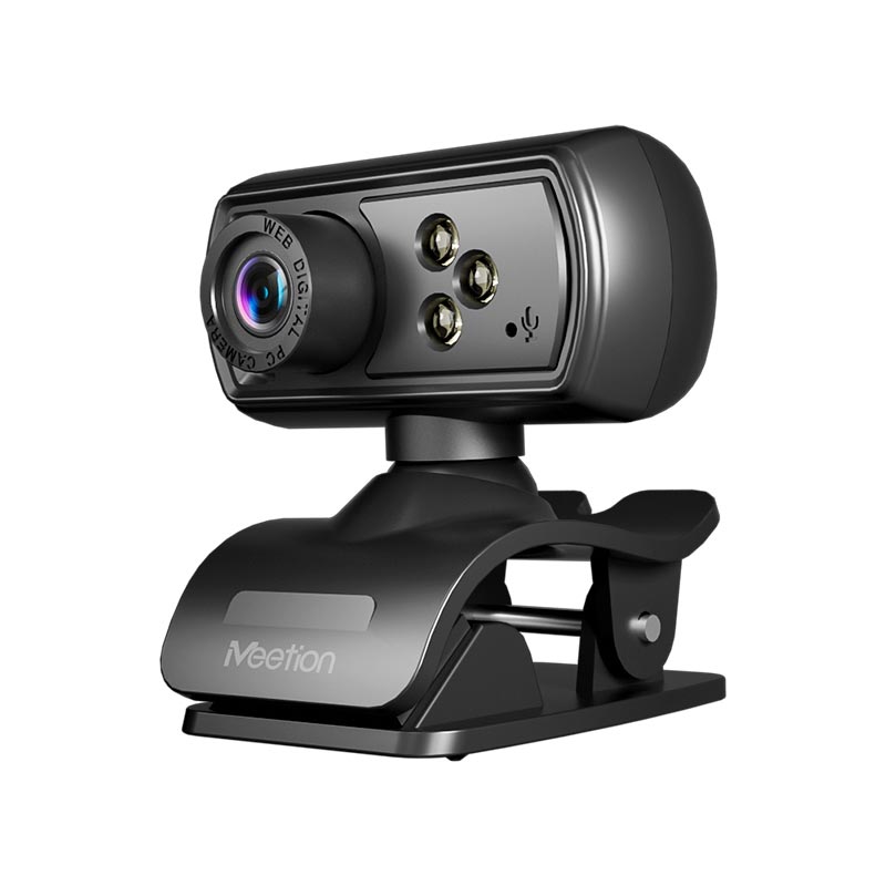 Web Камера Meetion USB Wired PC Web Camera |720p, 30FPS| black (CAM500) Черный на картинке №4