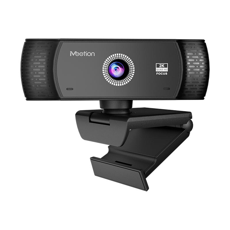 Web Камера Meetion USB Wired PC Web Camera |1080p, 30FPS, Stereo Mic| black (CAM601) Чорний на малюнкі №7