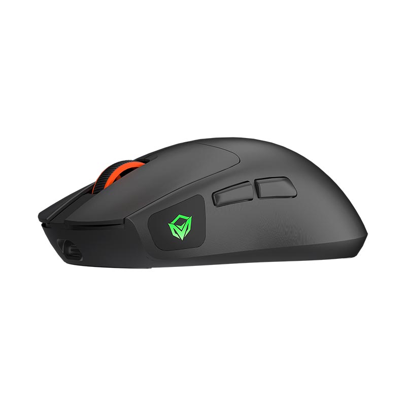 Мышь Meetion Gaming mouse |800-12800DPI, 2.4G/BT/USB-C, RGB| black (GW12) Черный на картинке №4