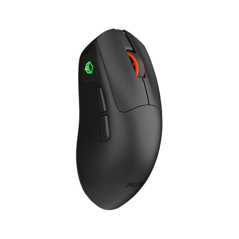Мышь Meetion Gaming mouse |800-12800DPI, 2.4G/BT/USB-C, RGB| black (GW12) Черный на картинке №5
