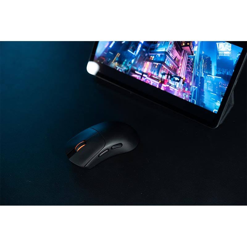 Мышь Meetion Gaming mouse |800-12800DPI, 2.4G/BT/USB-C| black (GW13) Черный на картинке №14