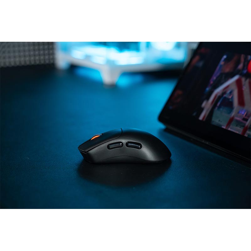 Мышь Meetion Gaming mouse |800-12800DPI, 2.4G/BT/USB-C| black (GW13) Черный на картинке №15