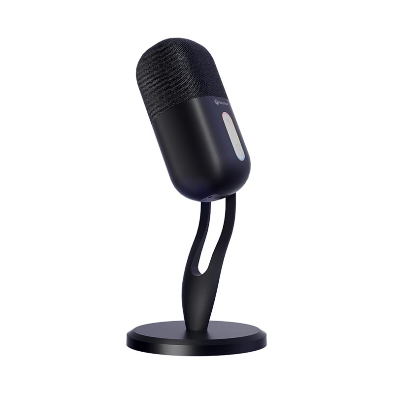Мікрофон Meetion Wired Gaming microphone MC16 |USB-C, RGB| black (MC16b) Чорний на малюнкі №14