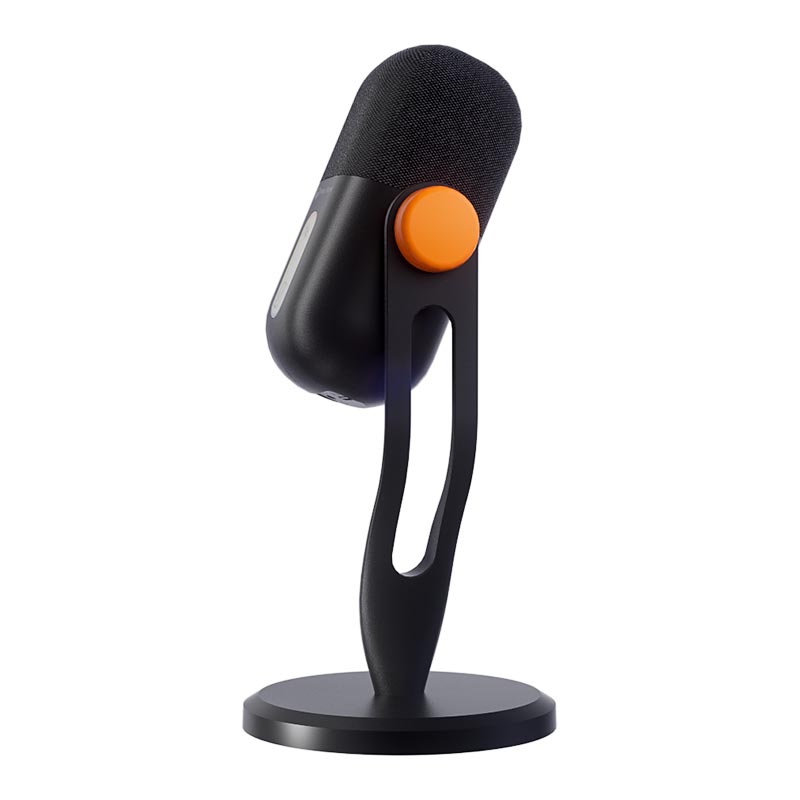 Мікрофон Meetion Wired Gaming microphone MC16 |USB-C, RGB| black (MC16b) Чорний на малюнкі №15