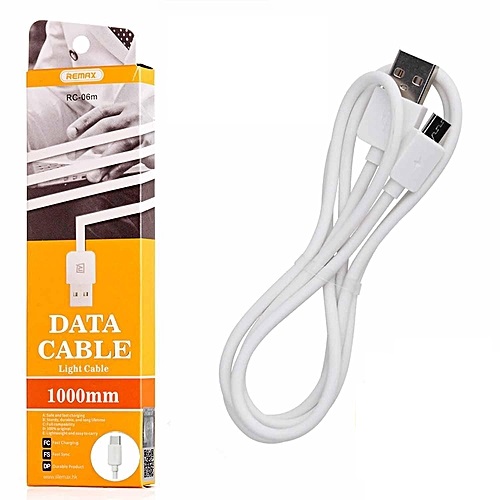 Кабель Micro USB REMAX Light RC-06m |1M| white (RC-06m white) Белый на картинке №7