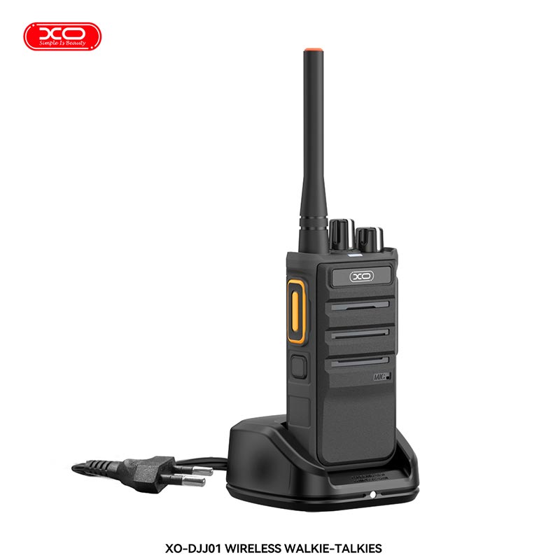 Рація XO-DJJ01 Walkie Talkie |13h, 4km Max| black-grey (6975837582859) Чорний на малюнкі №10