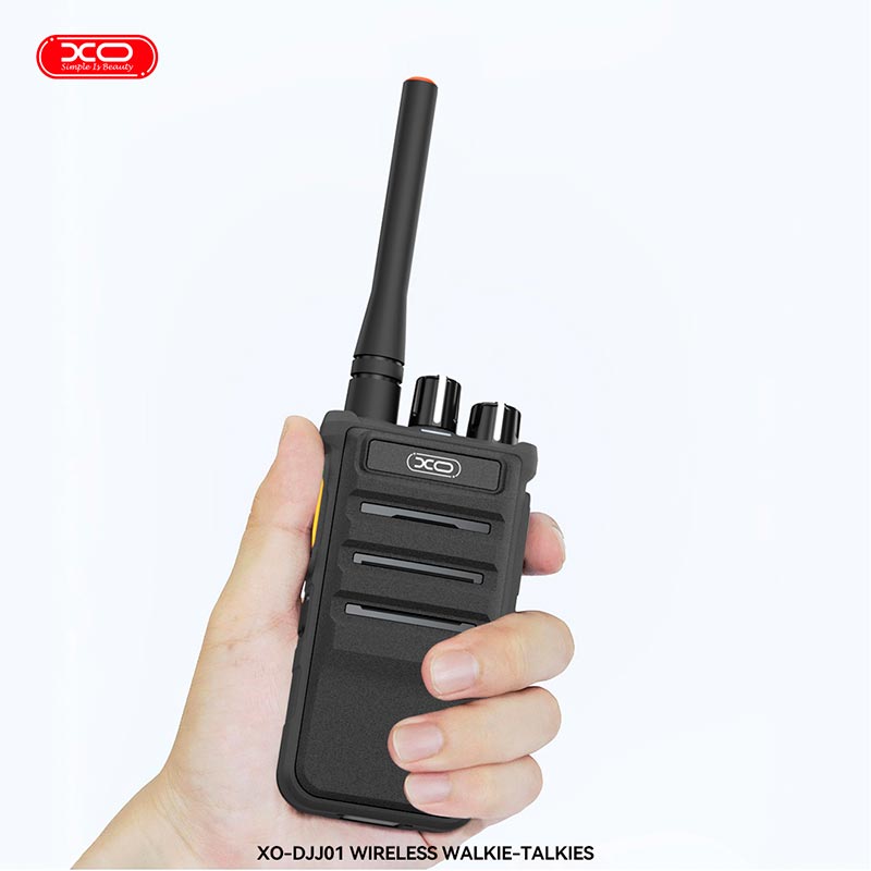 Рація XO-DJJ01 Walkie Talkie |13h, 4km Max| black-grey (6975837582859) Чорний на малюнкі №4