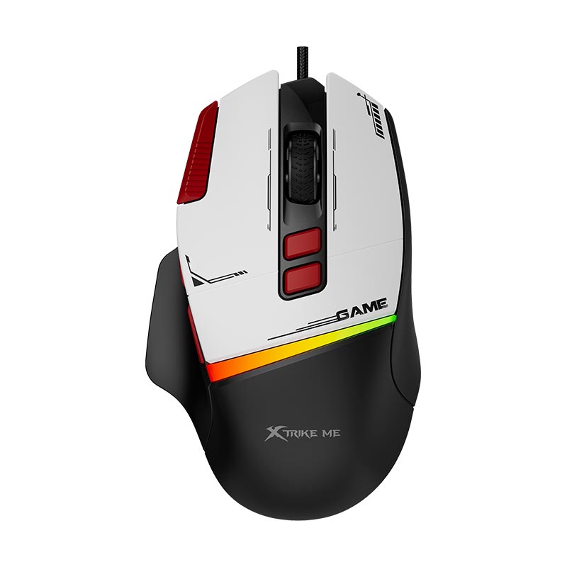 Мышь XTRIKE ME RGB wired mouse GM-325 |800-1200-2400-3200-4800-7200 DPI| black (GM-325 BK) Черный на картинке №1
