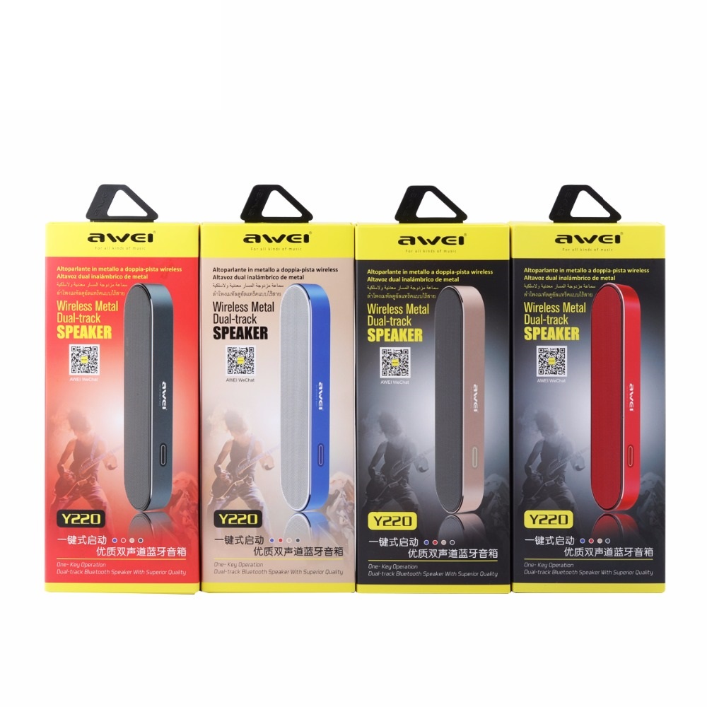 Акустика AWEI Bluetooth Y220 black Черный на картинке №2