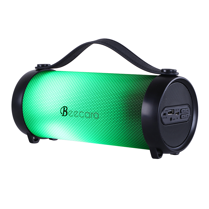 Акустика Bluetooth Beecaro with RGB Light RX33D |BT5.0, 7.5/8.5W, FM, AUX, TF| (230*94*97mm) black Чорний на малюнкі №3