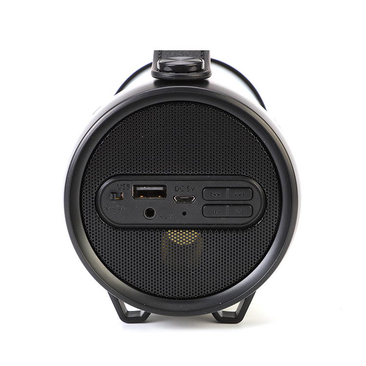 Акустика Bluetooth Beecaro with RGB Light RX33D |BT5.0, 7.5/8.5W, FM, AUX, TF| (230*94*97mm) black Чорний на малюнкі №5