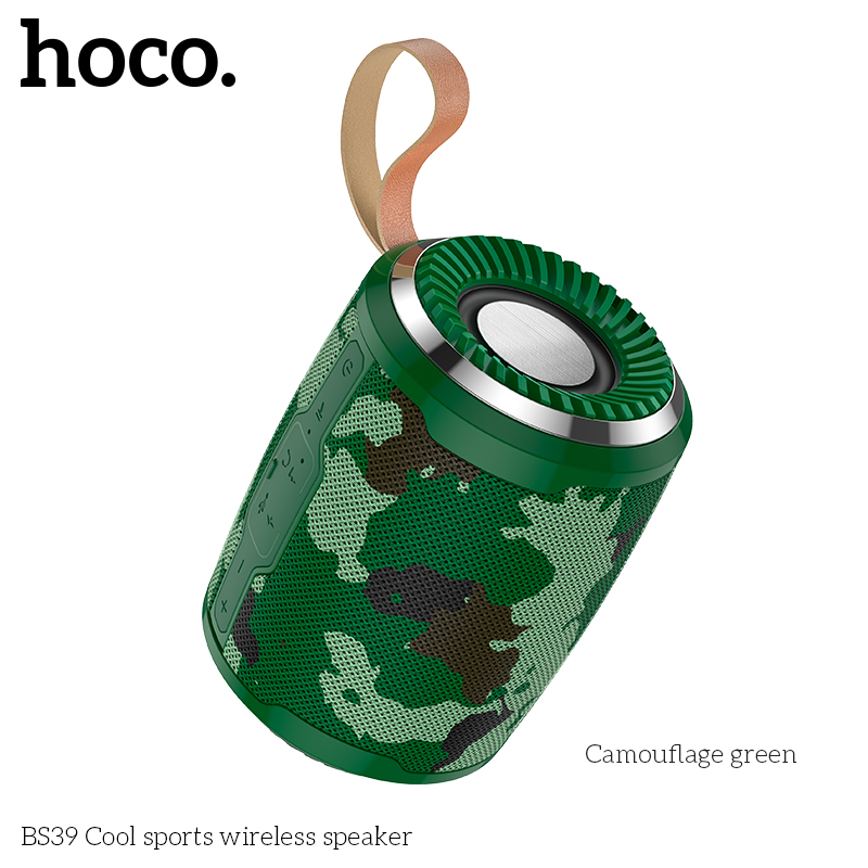 Акустика HOCO Cool sports BS39 |IPX5, TWS, TF/USB/FM, BT5.0| red Красный на картинке №11