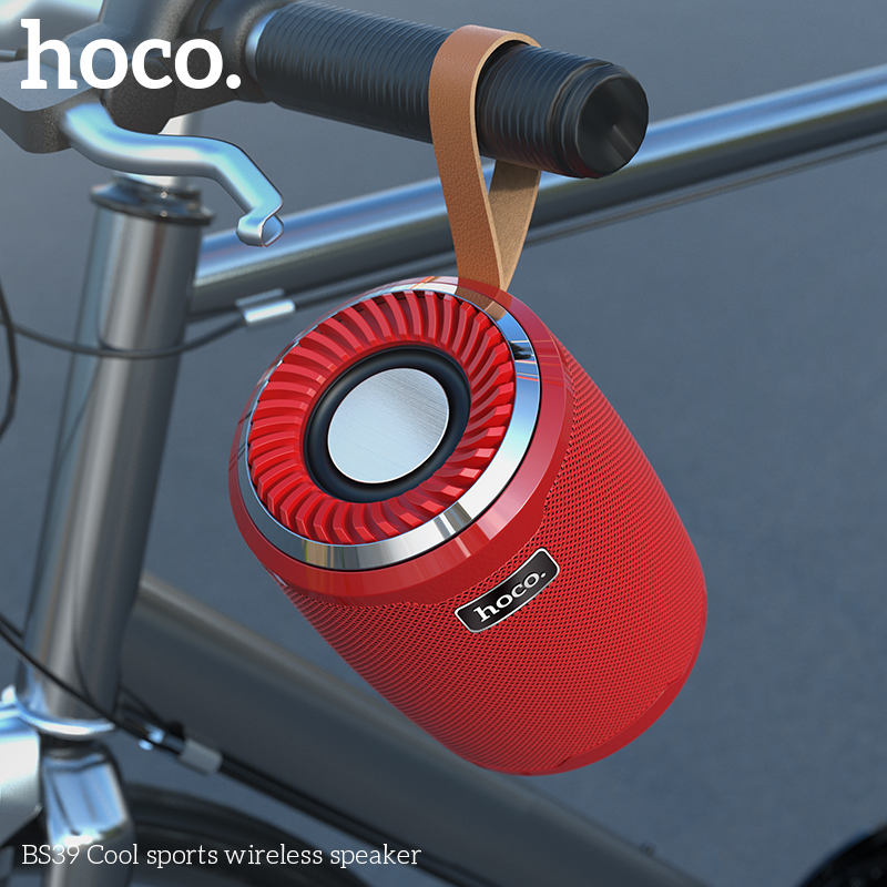 Акустика HOCO Cool sports BS39 |IPX5, TWS, TF/USB/FM, BT5.0| red Красный на картинке №5