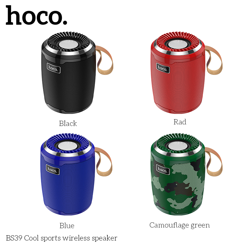 Акустика HOCO Cool sports BS39 |IPX5, TWS, TF/USB/FM, BT5.0| red Красный на картинке №7