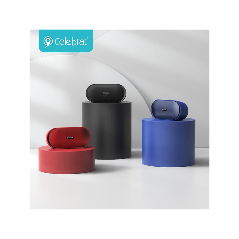 Акустика CELEBRAT TWS SP-2 |IPX7, AUX/TF/BT5.0, 5W| blue Синий на картинке №8
