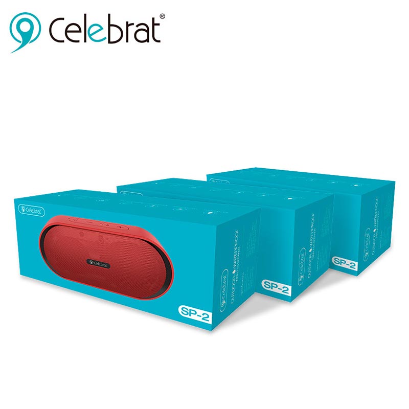 Акустика CELEBRAT TWS SP-2 |IPX7, AUX/TF/BT5.0, 5W| blue Синий на картинке №9