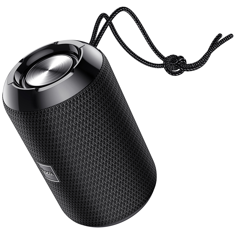 Акустика HOCO Trendy sound sports wireless speaker IPX5 HC1 |BT, TWS, AUX, FM, TF, USB| black (6931474740175) Черный на картинке №1