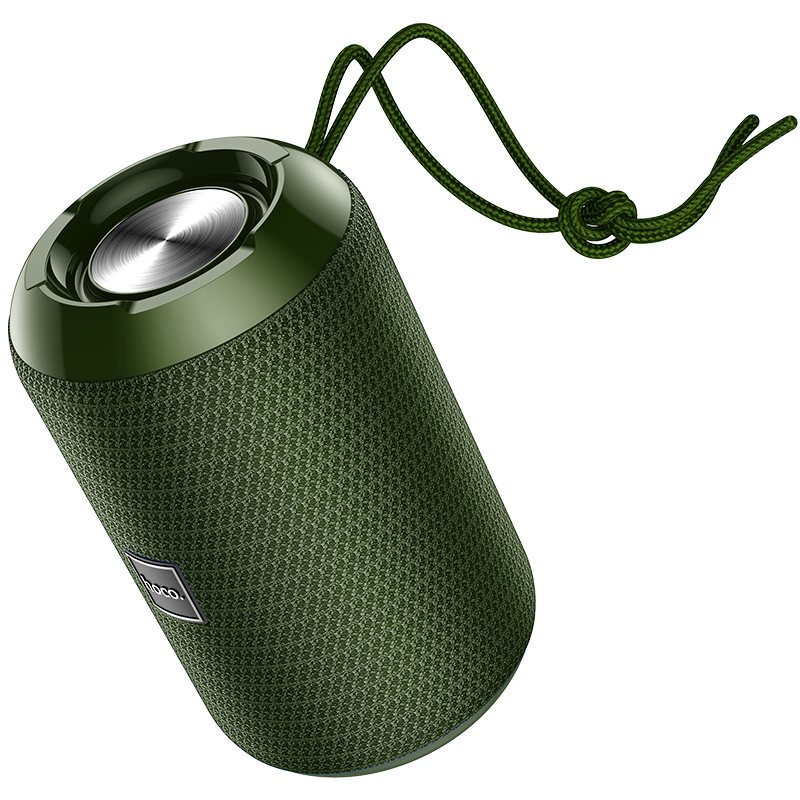 Акустика HOCO Trendy sound sports wireless speaker IPX5 HC1 |BT, TWS, AUX, FM, TF, USB| black (6931474740175) Черный на картинке №5