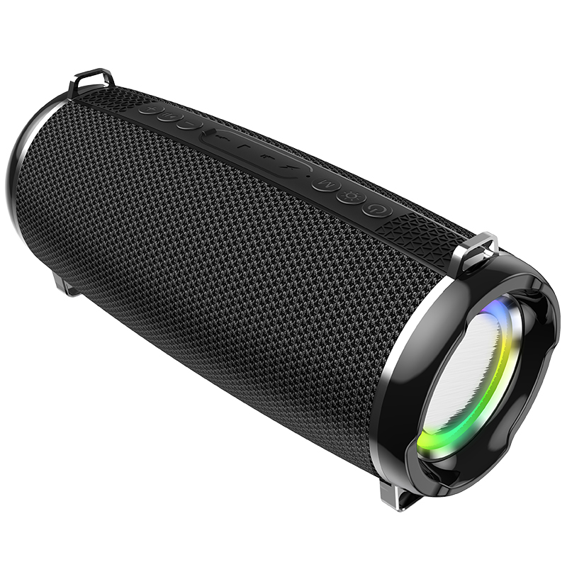 Акустика HOCO Xpress sports BT speaker LED IPX5 HC2 |BT, TWS, AUX, FM, TF, USB| black (6931474738684) Черный на картинке №11
