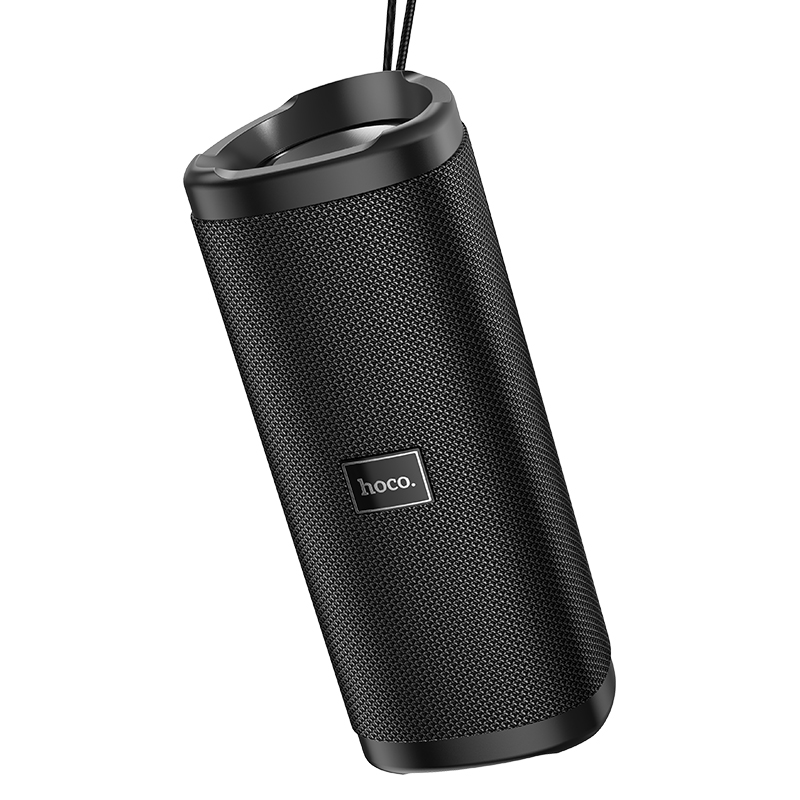 Акустика HOCO Bella sports True Wireless speaker IPX5 HC4 |BT, TWS, AUX, FM, TF, USB| grey Сірий на малюнкі №9
