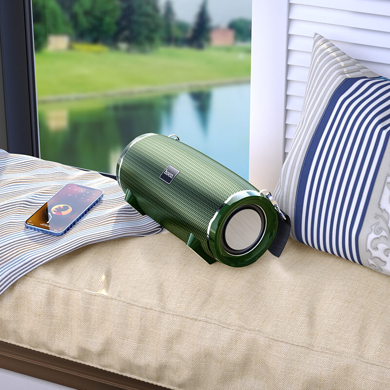 Акустика HOCO Cool Enjoy sports BT speaker HC5 |2x15W, 3.5Hours, BT5.0, AUX, FM, TF, USB, 3600mAh| blue (6931474746665) Синий на картинке №5