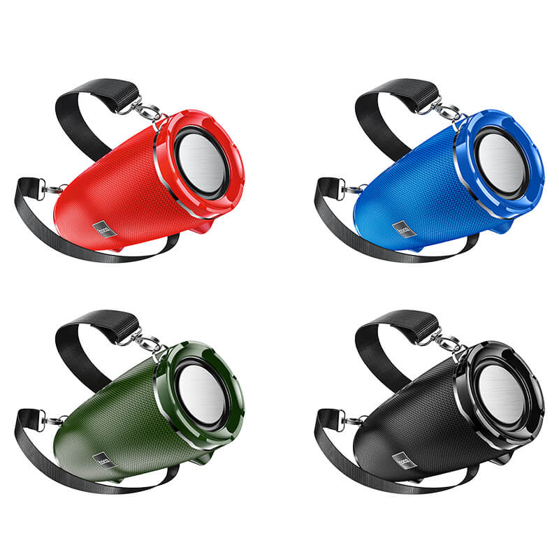 Акустика HOCO Cool Enjoy sports BT speaker HC5 |2x15W, 3.5Hours, BT5.0, AUX, FM, TF, USB, 3600mAh| blue (6931474746665) Синий на картинке №7