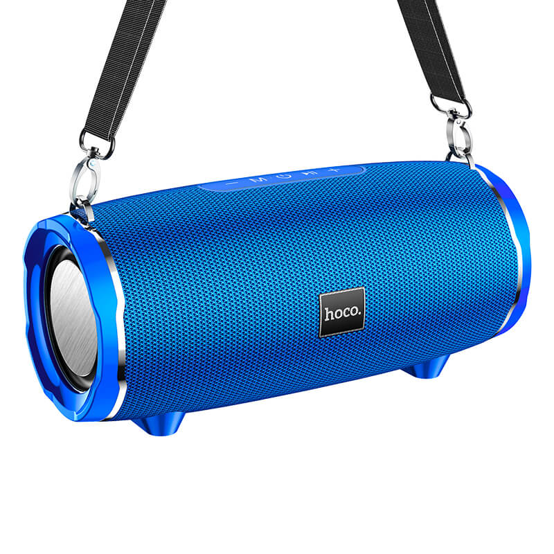 Акустика HOCO Cool Enjoy sports BT speaker HC5 |2x15W, 3.5Hours, BT5.0, AUX, FM, TF, USB, 3600mAh| blue (6931474746665) Синий на картинке №8