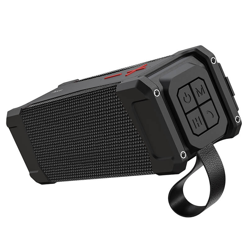 Акустика HOCO Magic sports BT speaker IPX5 HC6 |TWS, BT, AUX, FM, TF, USB| black (6931474749055) Черный на картинке №1