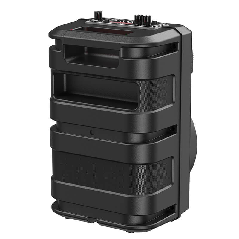 Акустика-караоке HOCO Mature outdoor BT speaker BS46 |10W, BT5.0, TWS, AUX, TF, USB, FM, 3Hours| black (6931474754080) Черный на картинке №8