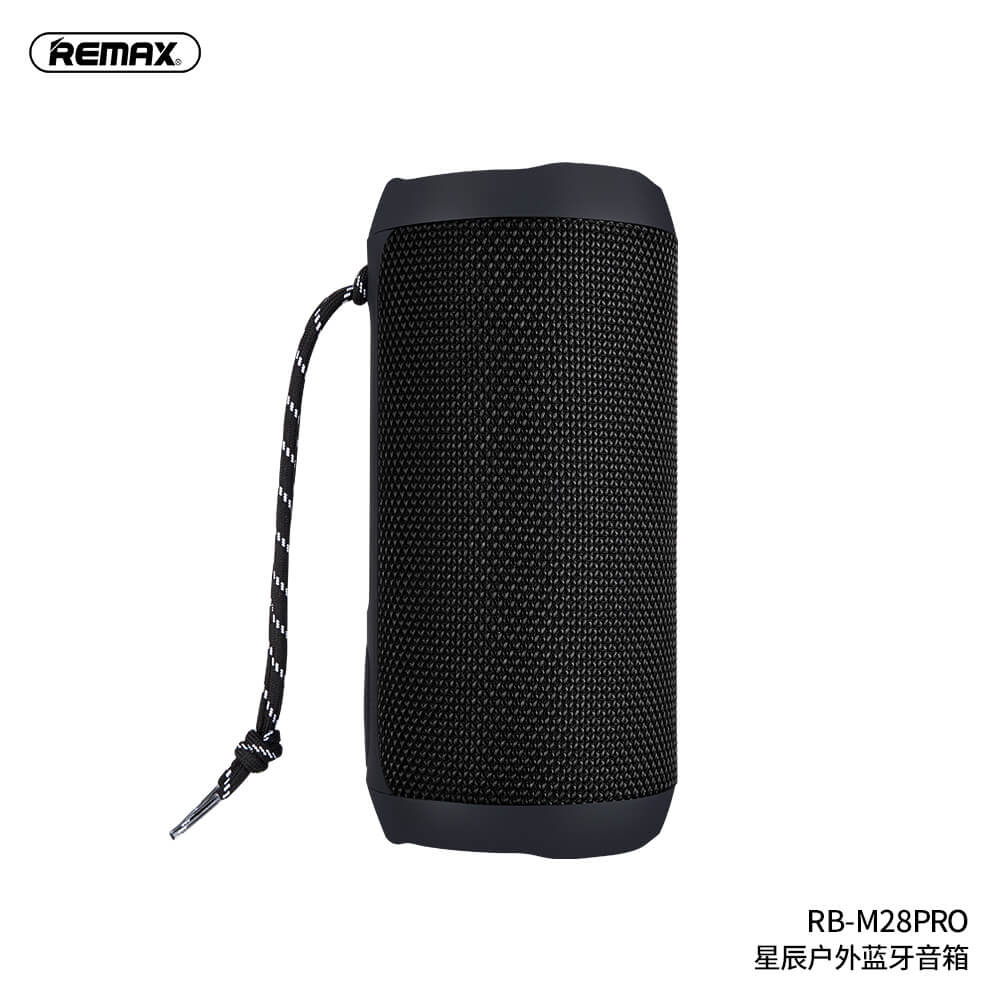 Акустика REMAX Star Series RGB Outdoor Wireless Speaker RB-M28 PRO IPX7 |BT5.0,8Wx2, TWS, AUX/TF, DSP, 8h| black Черный на картинке №7