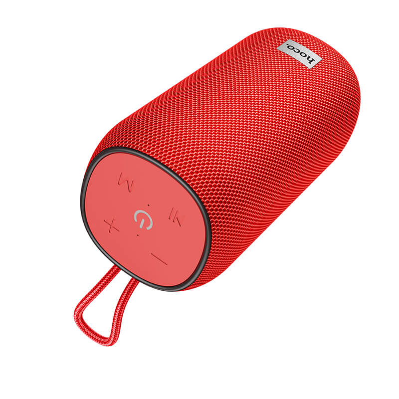 Акустика HOCO Sonar sports BT speaker HC10 IPX5 |BT5.0, TWS, AUX, FM, TF, USB, 3Hours, 5W| red (6931474760319) Красный на картинке №6
