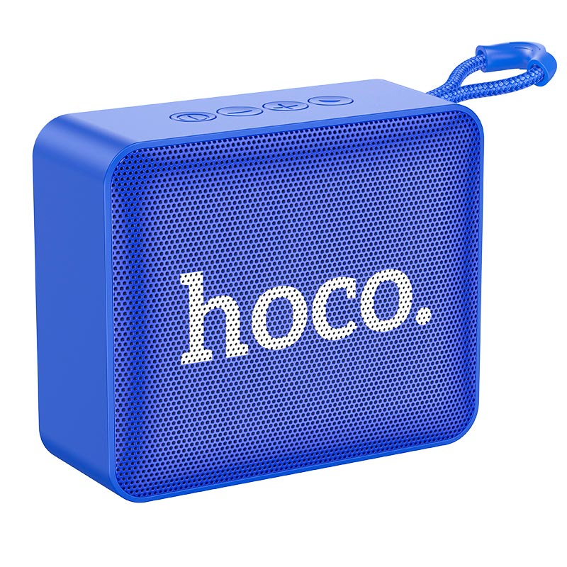 Акустика HOCO Gold brick sports BT speaker BS51 |BT5.1, TWS, USB/AUX/TF/FM, 4h| blue (6931474780782) Синий на картинке №12