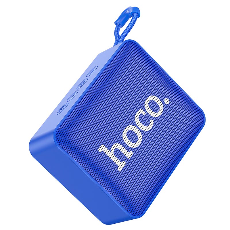 Акустика HOCO Gold brick sports BT speaker BS51 |BT5.1, TWS, USB/AUX/TF/FM, 4h| blue (6931474780782) Синий на картинке №6