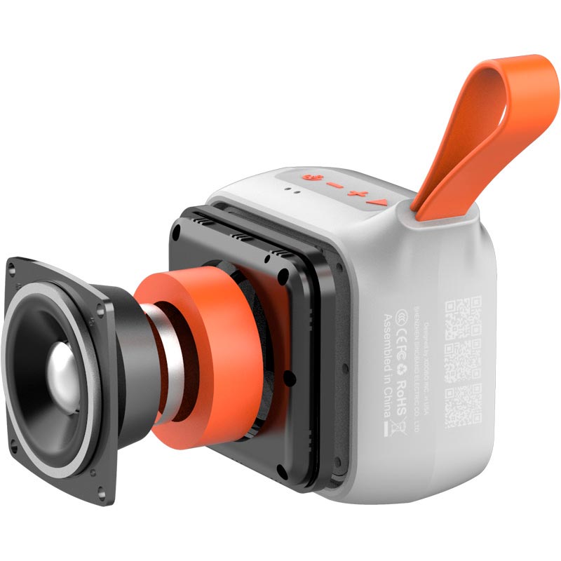 Акустика xdobo IPX7 |BT5.0, AUX/TF, 12W, TWS, 6-20h Max| black (Prince 1995II) Черный на картинке №10