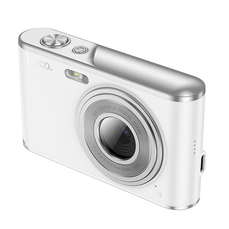 Фотокамера HOCO Dual-lens digital camera DV203 |48MP, 30fps/1920p, 2.8 IPS HD| black (6942007637640) Черный на картинке №9