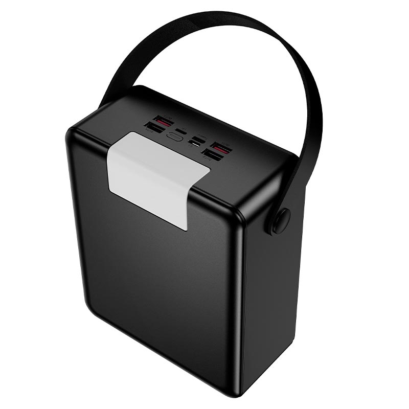 УМБ BOROFONE Myriad PD+light power bank BJ85 100000mAh |4USB/2Type-C/Lightning, 22.5W/3A, PD/QC| black (6941991125560) Черный на картинке №4