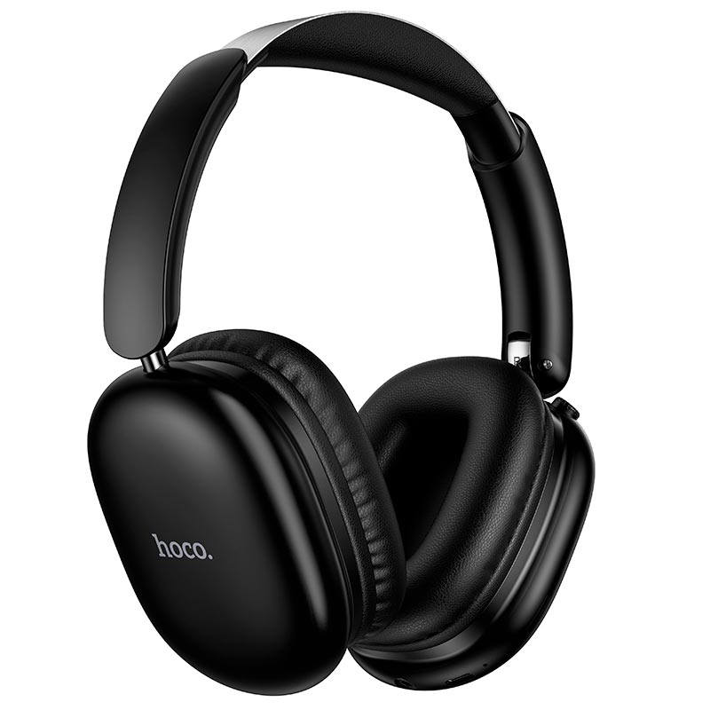Наушники HOCO Graceful BT headphones W73 |BT6.0, TF/AUX, 45h, App| black (6942007674867) Черный на картинке №2